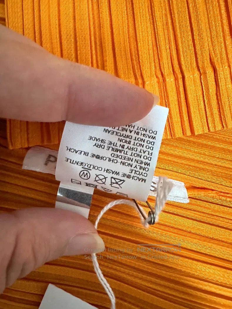 Issey Miyake Issey Miyake Orange Tank Top Size XXL / US 16-18 / IT 52-54 - 6 Thumbnail