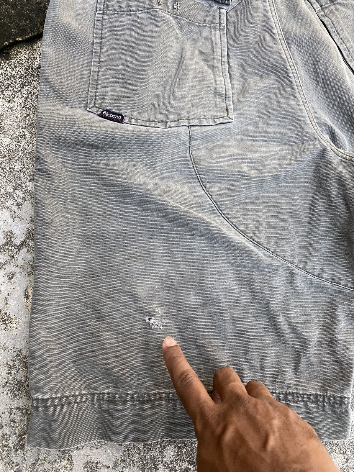 Billabong × Japanese Brand ❗️Distressed ❗️ Vintage Y2K Billabong Short Denim Pants Size US 34 / EU 50 - 12 Thumbnail