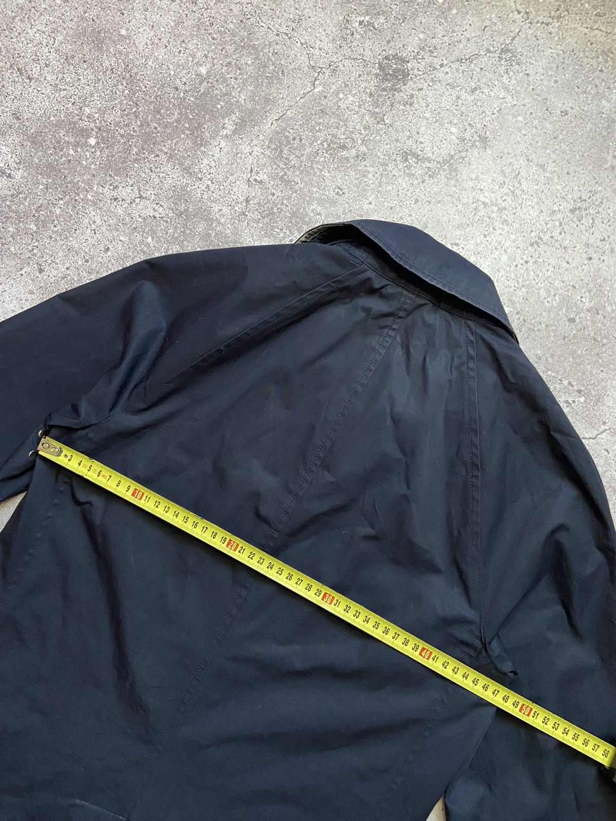Burberry Burberry Brit Nova Check Inside Trench Coat In Navy Size US M / EU 48-50 / 2 - 15 Thumbnail