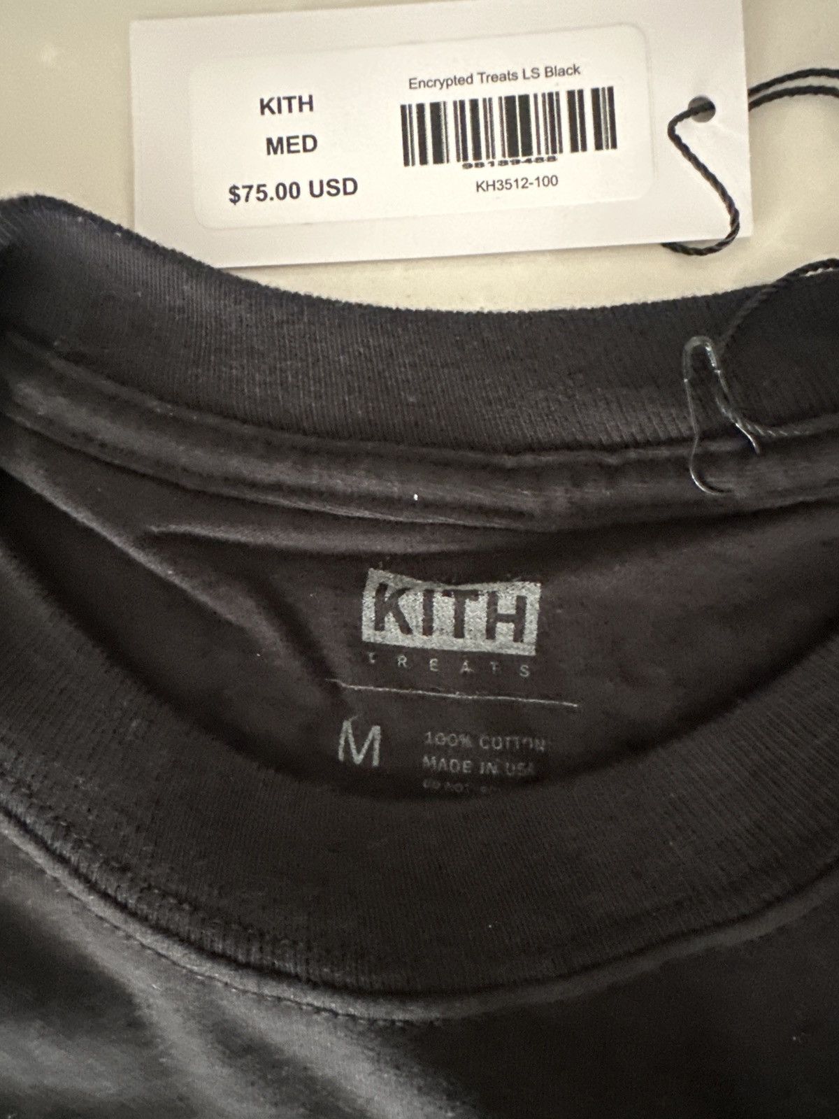 Kith Kith Black Long Sleeve Medium Size US M / EU 48-50 / 2 - 5 Thumbnail