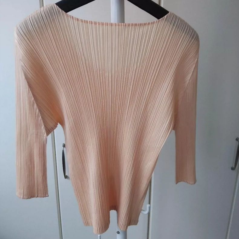 Issey Miyake issey miyake size:3 Pink long-sleeved top 2505-Nextarrow Size XXS / US 00 / IT 34 - 2 Thumbnail