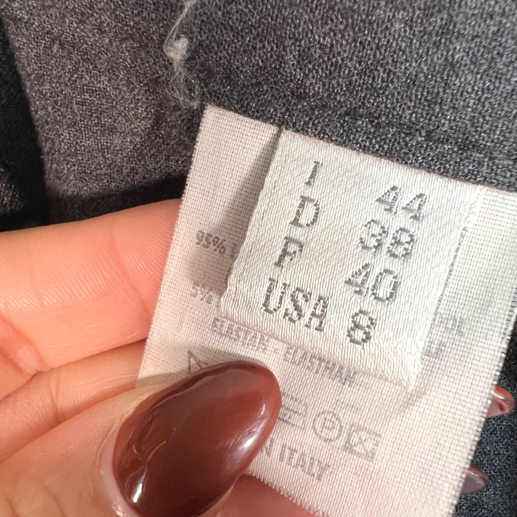 Vintage Gunex Womens Pants Size 8 Wool Blend Gray Pleated Straight Leg Trousers Size 30" / US 8 / IT 44 - 4 Thumbnail