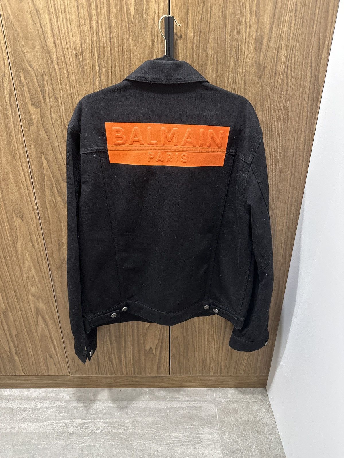 Balmain Balmain Tape Denim Jeans Jacket Size US L / EU 52-54 / 3 - 1 Thumbnail
