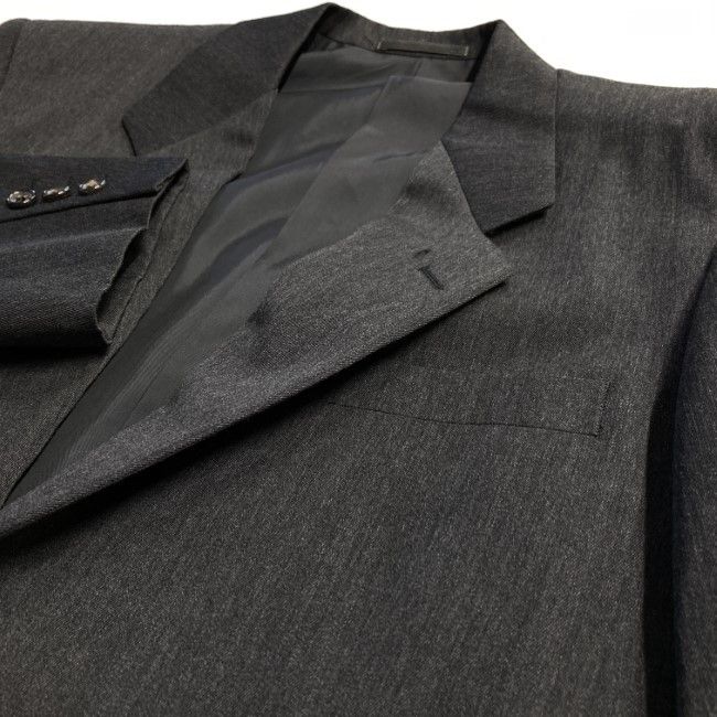 Comme des Garcons Homme Jacket Tailored Wool Long Sleeve Black Size US S / EU 44-46 / 1 - 5 Thumbnail