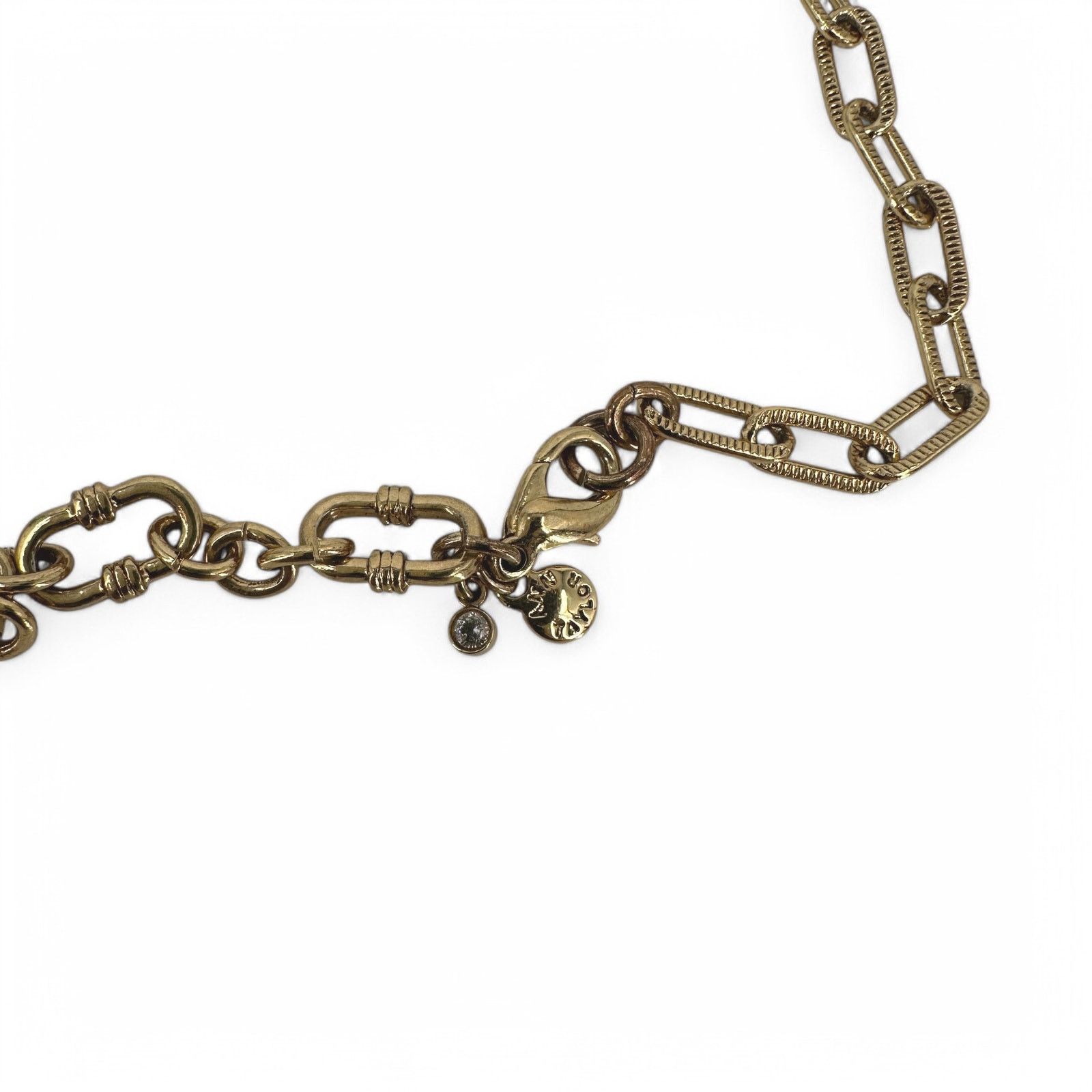 Ann Taylor Ann Taylor Long Statement Necklace Goldtone Chain Pendant Size ONE SIZE - 6 Thumbnail