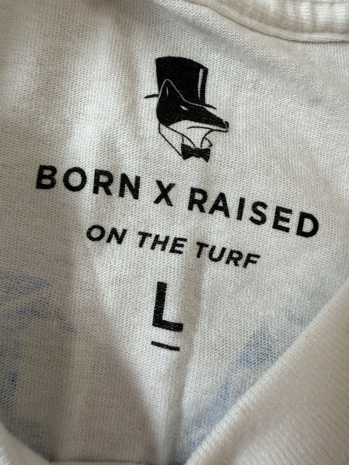 Born X Raised BORN X RAISED ON THE TURF BXR BOARDWALK SHARK TEE -Size L Size US L / EU 52-54 / 3 - 4 Thumbnail