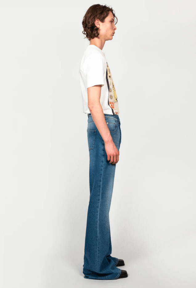 Egon Lab BNWT SS23 EGONLAB "PARASOMNIA" WIDE LEG JEANS S Size US 26 / EU 42 - 14 Thumbnail