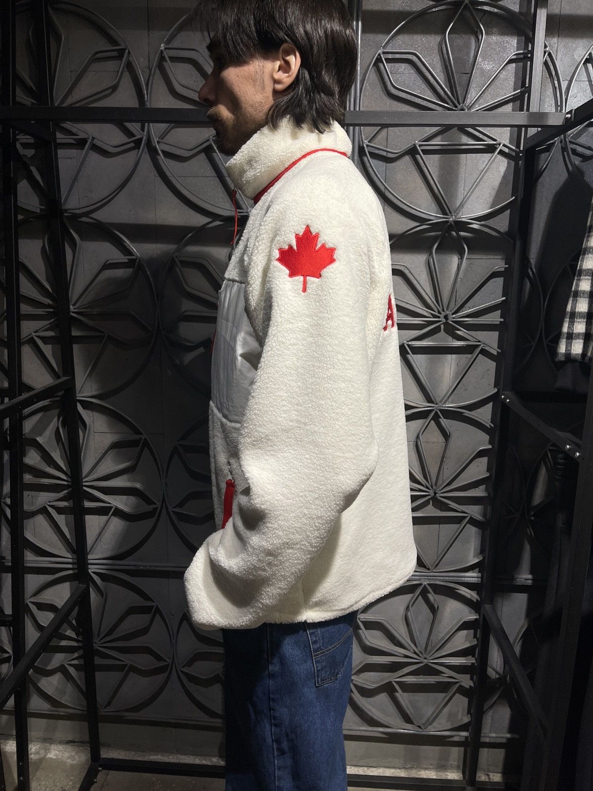 Other Heated Rivalry Maple Leaf Sherpa Jacket – Sewing Brothers Size US M / EU 48-50 / 2 - 3 Thumbnail