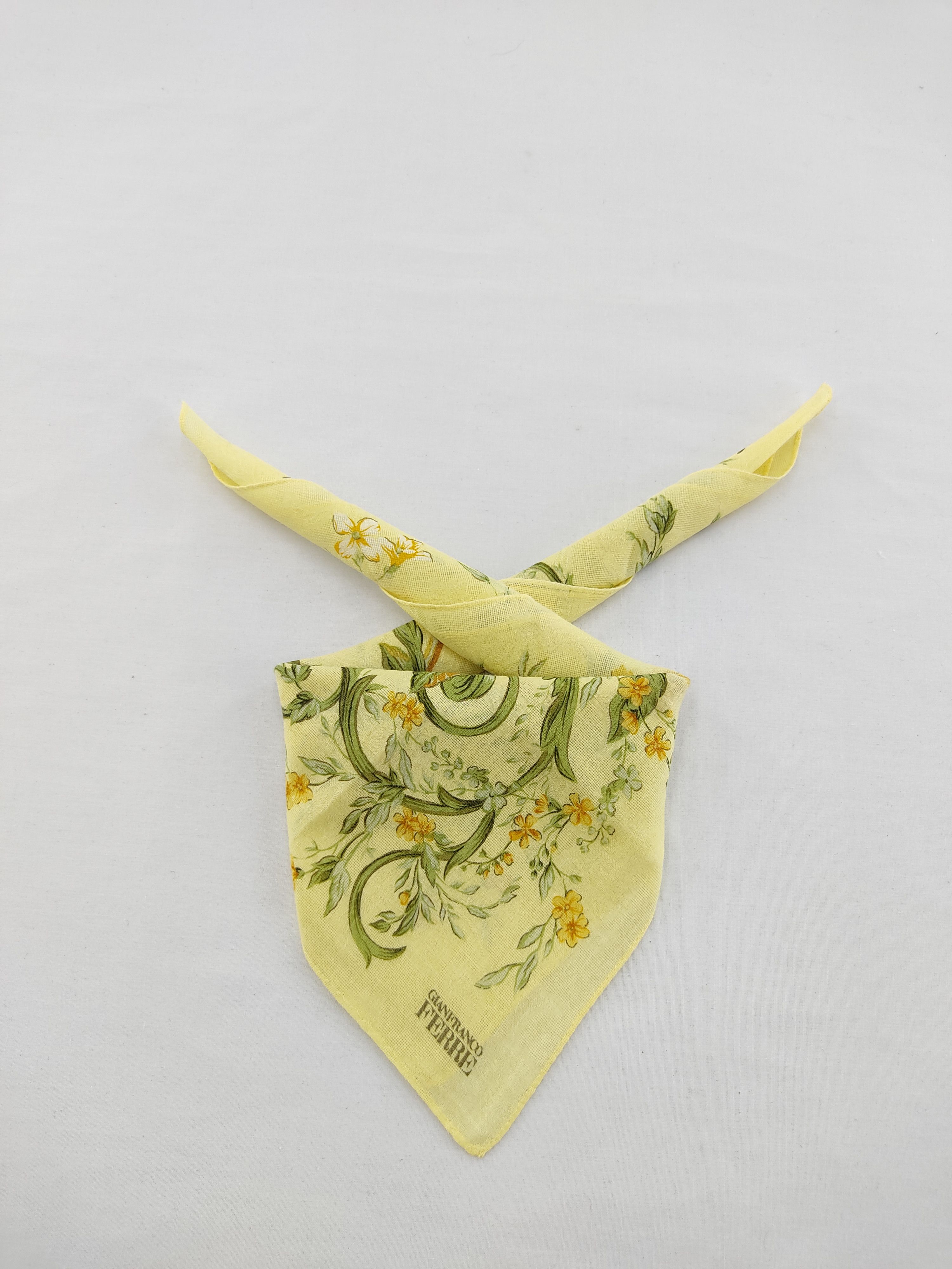 Designer × Gianfranco Ferre × Vintage Gianfranco Ferre Handkerchief / Neckwear / Bandana Size ONE SIZE - 1 Thumbnail