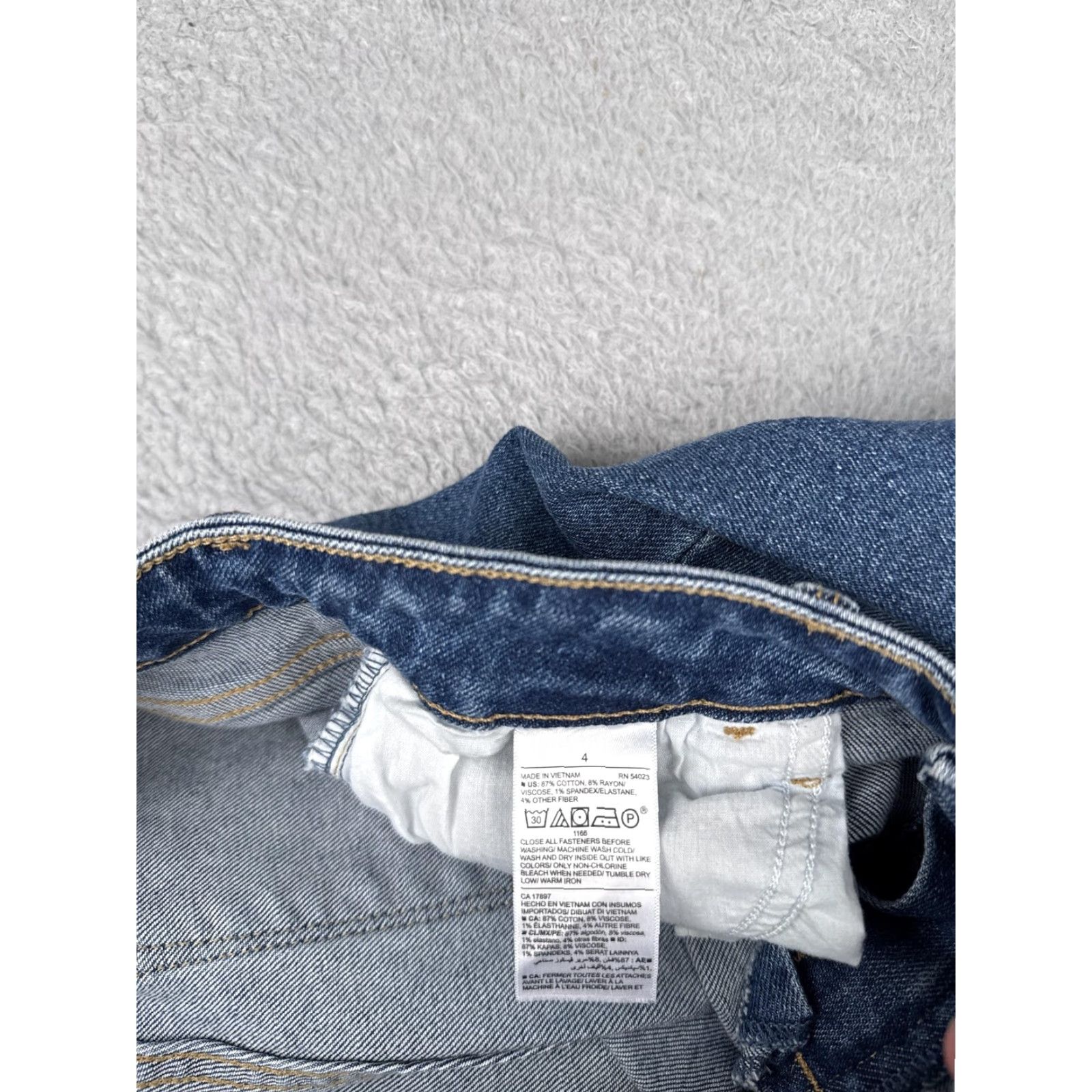 Old Navy Old Navy Jeans Women 4 Rockstar Super Skinny Distressed Stretch Denim Blue 27x29 Size 27" / US 4 / IT 40 - 7 Thumbnail