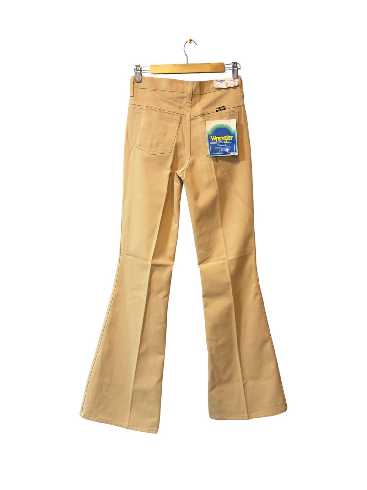 Wrangler Vintage 70s Wrangler Blue Bell bell bottoms deadstock pants Size 29" - 1 Thumbnail