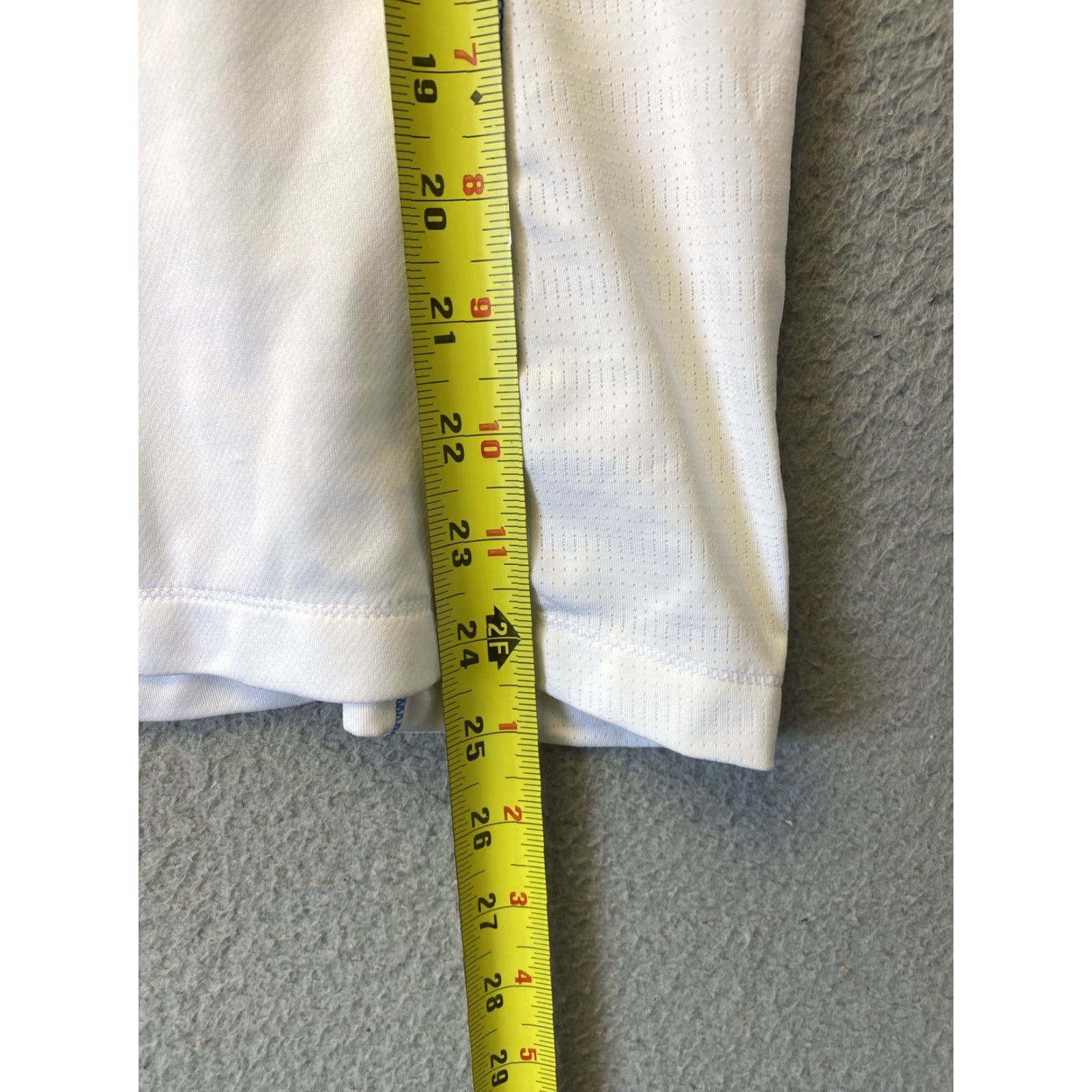Adidas Adidas Women’s Shirt Long Sleeve Size Medium (18-20) V-Neck Pullover Regular Activewear Outdoor Sports Running & Jogging Solid White Size M / US 6-8 / IT 42-44 - 7 Thumbnail