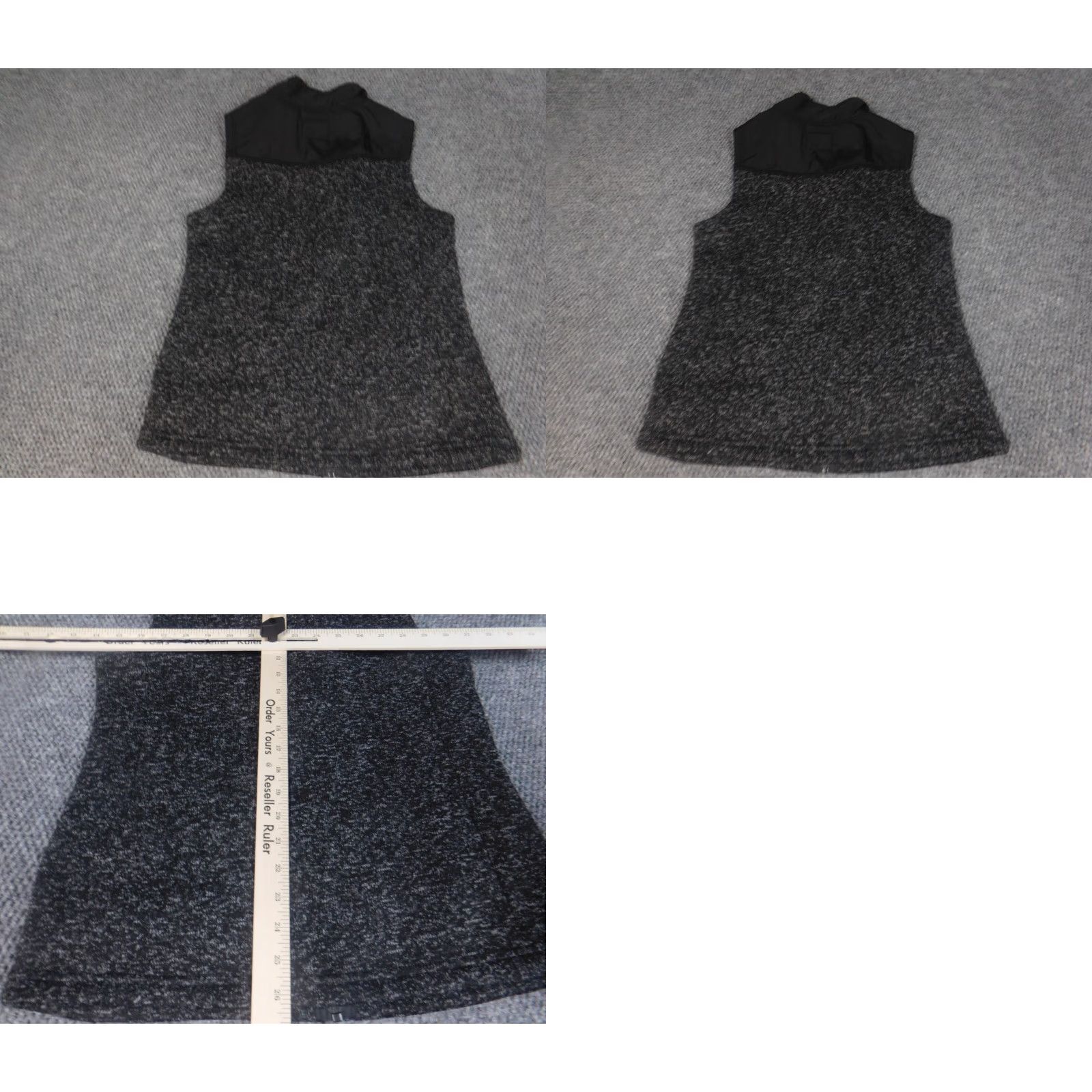 Faded Glory Faded Glory Vest Small Gray Full Zip Womens Regular Size S Jacket Coat Mid-Length Solid Long Sleeve Casual Vintage: No Size S / US 4 / IT 40 - 8 Thumbnail