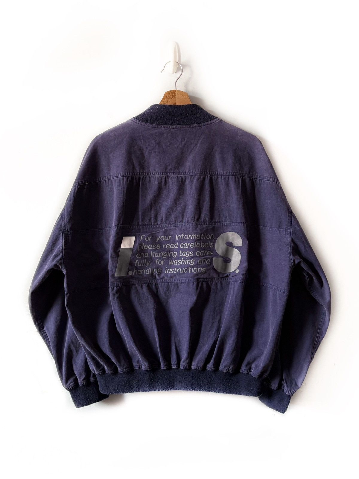 Issey Miyake Vintage Issey Miyake Care Label Bomber Jacket Size US L / EU 52-54 / 3 - 2 Thumbnail