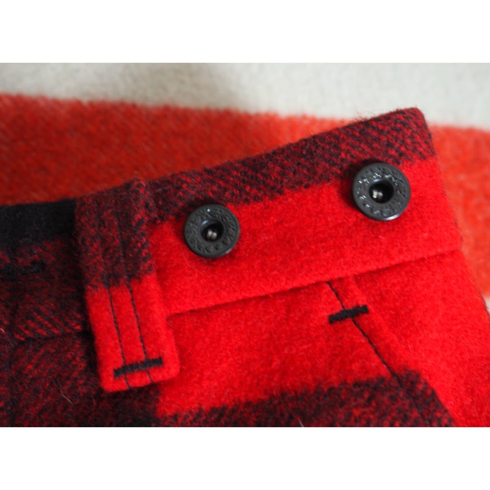 Filson VTG Filson Seattle Wool Plaid Pants Mens 27x31 Red Black Buffalo 80s 70s Straight Front Pockets Multicolor Wool 27x31 Mens Size US 27 - 6 Thumbnail
