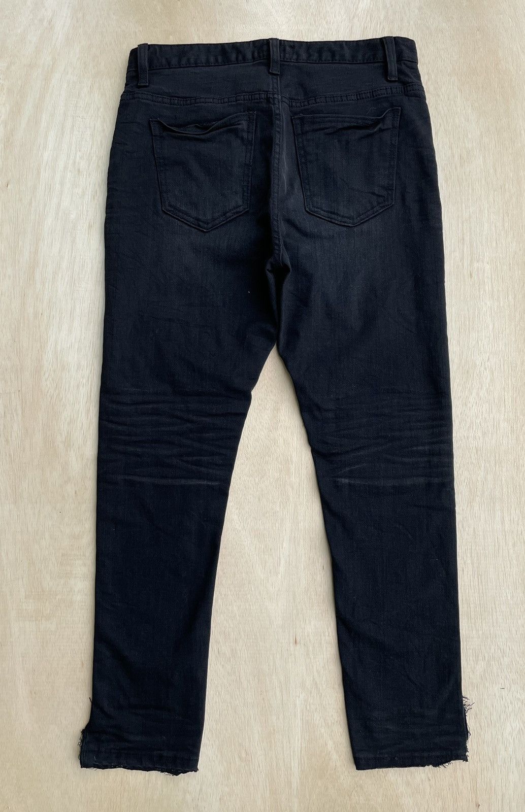 14th Addiction × 20471120 × Japanese Brand Brush Real Skull Distressed Pants Size US 31 - 5 Thumbnail