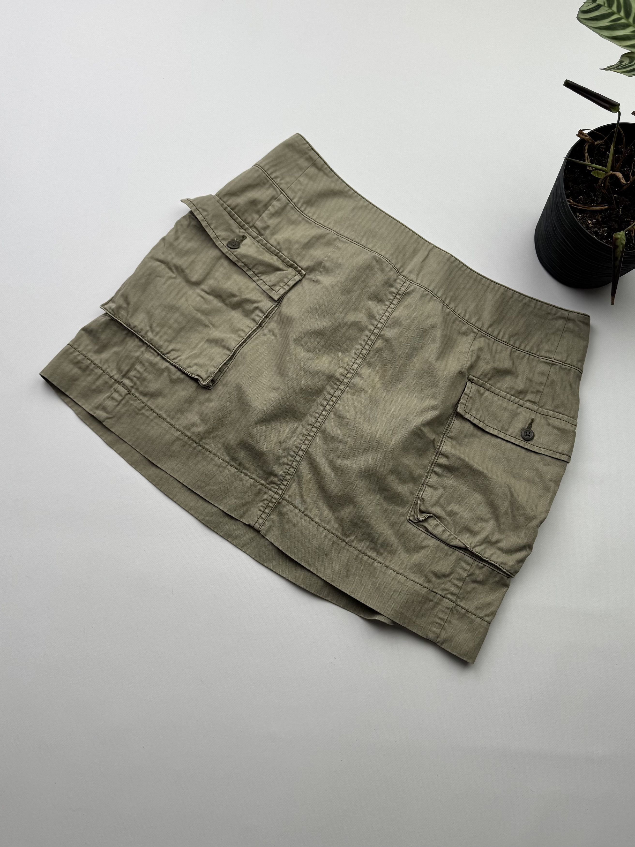 Polo Ralph Lauren Polo Jeans Company Vintage Cargo Mini Skirt (145) Size 29" - 8 Thumbnail