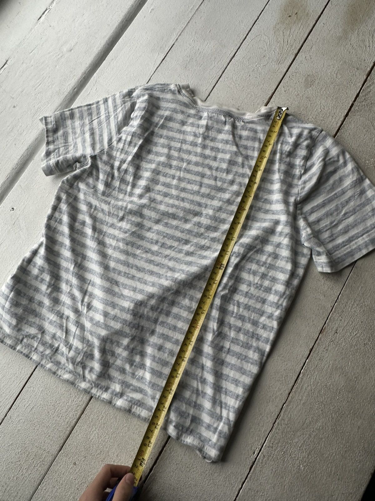 Cos 🚨 COS STRIPED LUXURY WOMEN T-SHIRT BLUE WHITE Size M / US 6-8 / IT 42-44 - 14 Thumbnail