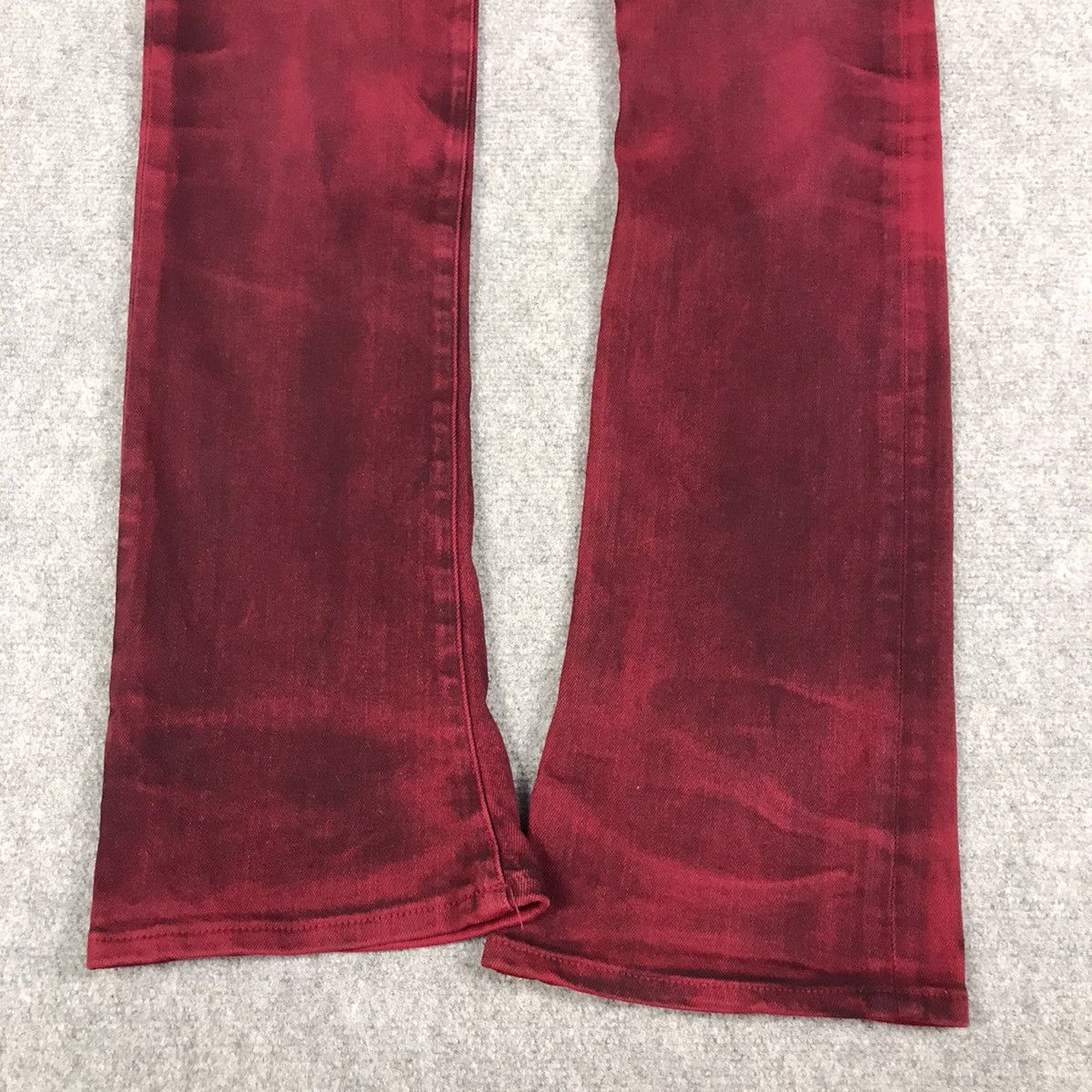 BUFFALO BOBS FLARE JAPANESE PUNK BUFFALO BOBS RED BOOT CUT PANTS Size US 30 / EU 46 - 2 Thumbnail