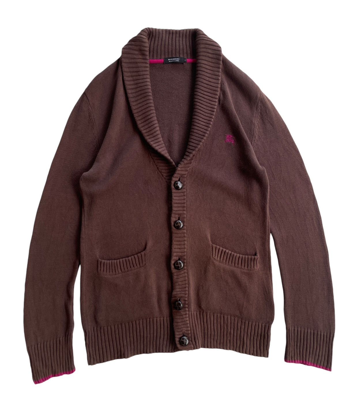 Burberry Burberry Black Label Shawl Collar Sweater Knit Size US S / EU 44-46 / 1 - 2 Thumbnail