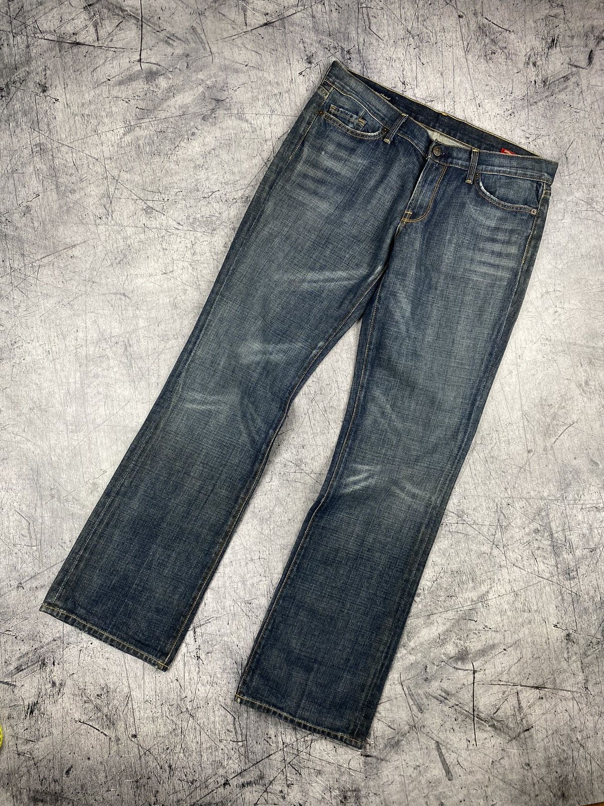 7 For All Mankind Jerome Dahan Relaxed Bootcut Pants New Age Cowboys USA Made Size US 32 / EU 48 - 7 Thumbnail