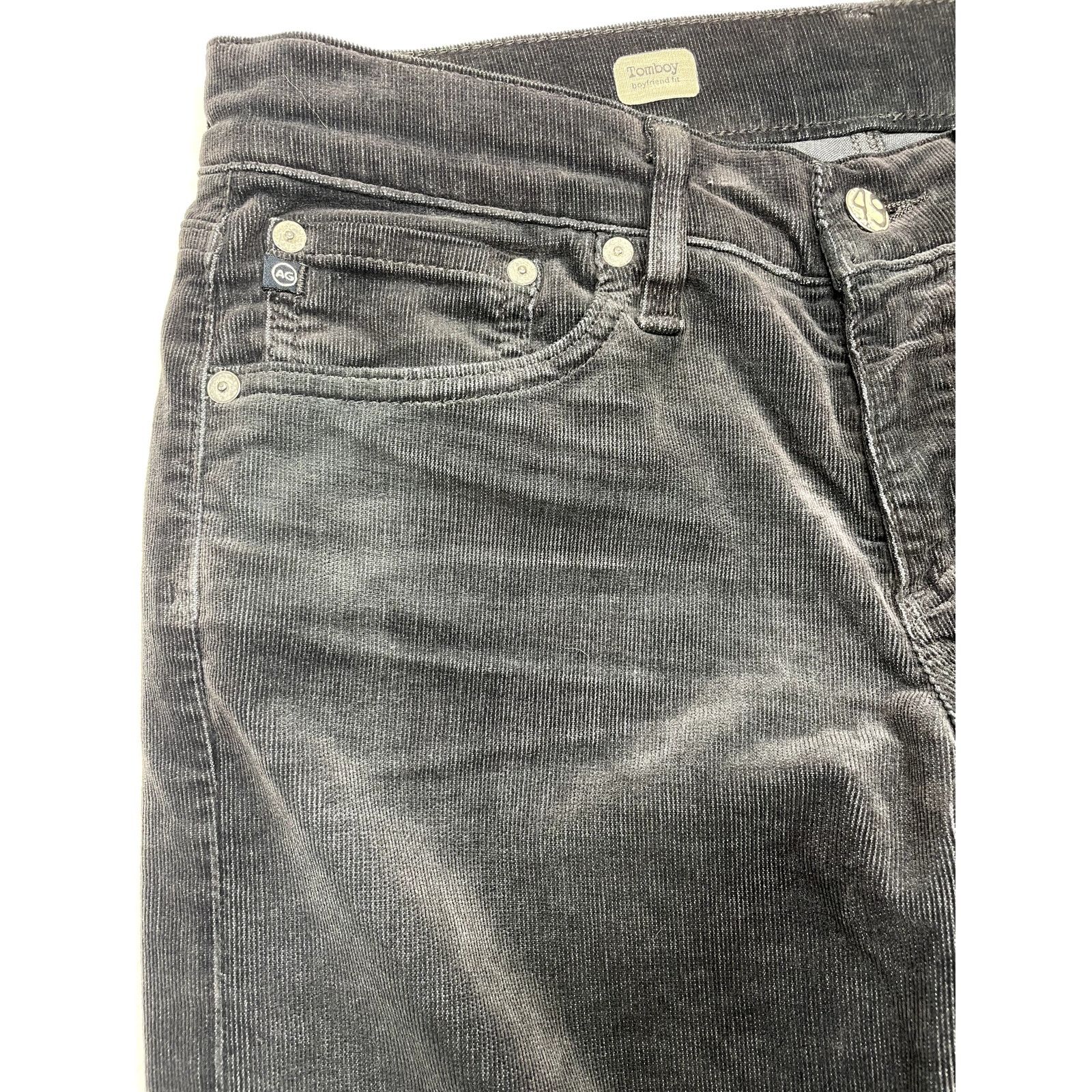 Other Adriano Goldschmied Women’s Size 29R Black Corduroy Jeans Size 29" - 2 Thumbnail