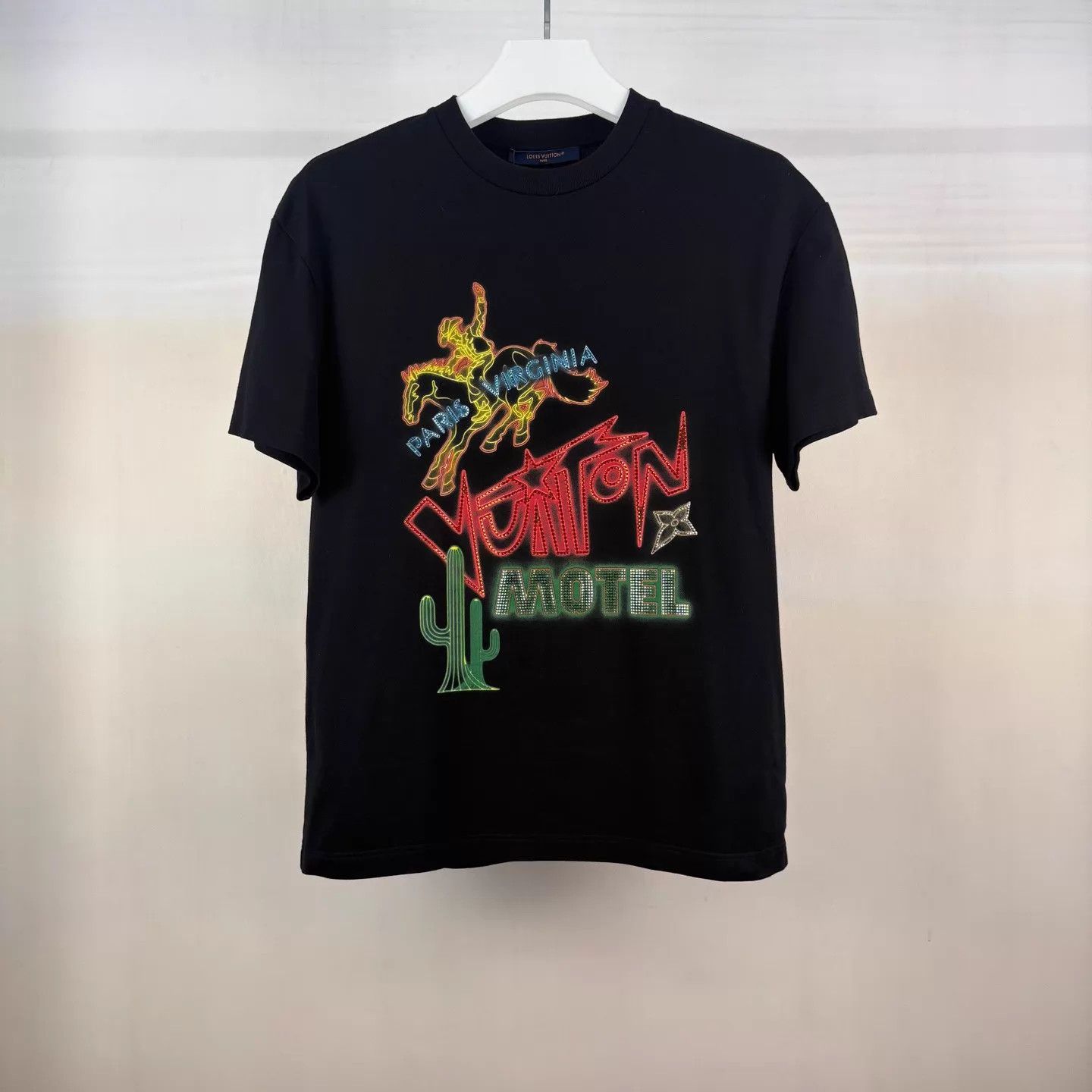 Louis Vuitton Louis Vuitton Western Neon Crystal SS Tee S Size US S / EU 44-46 / 1 - 1 Thumbnail