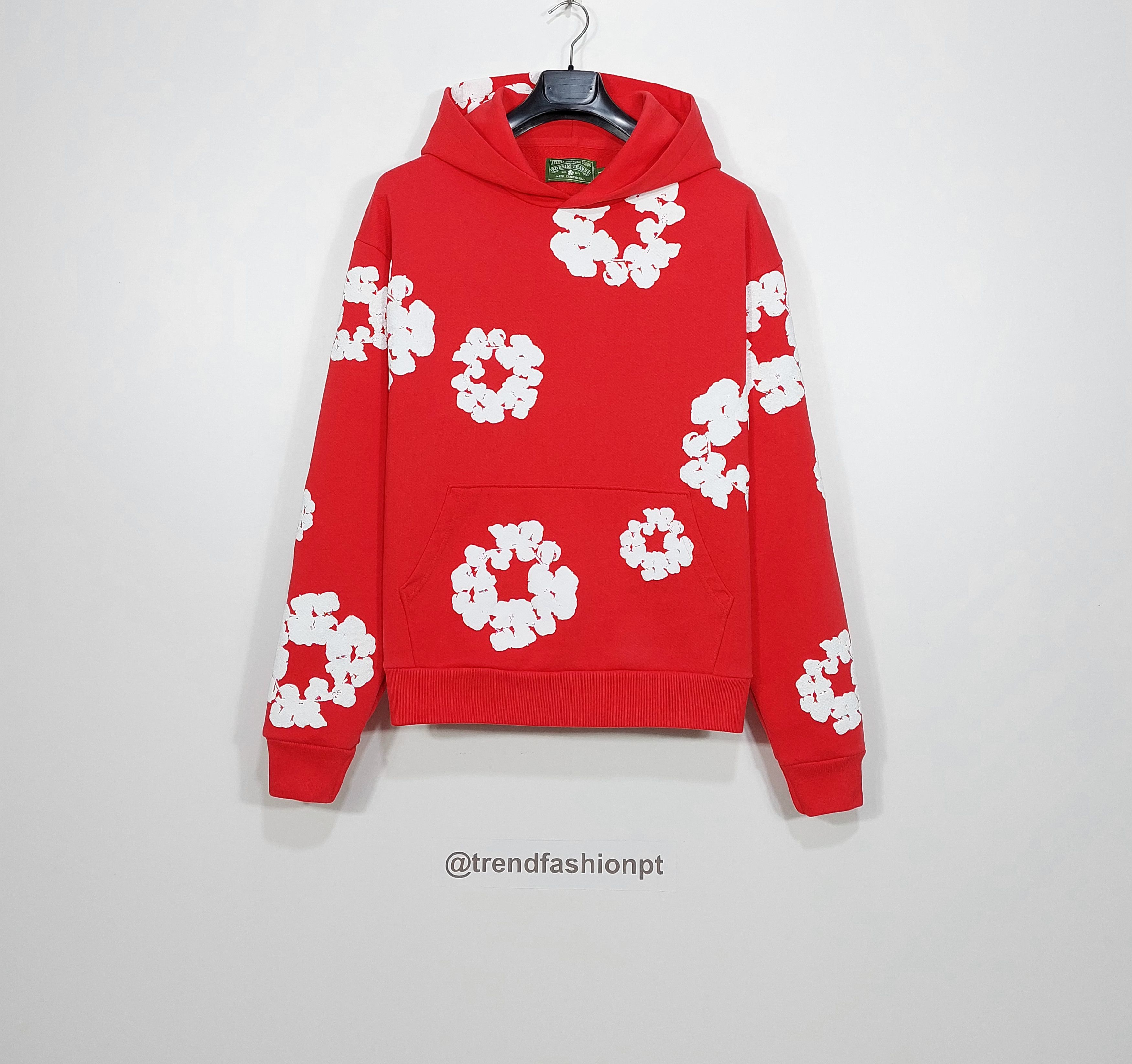 DENIM TEARS the cotton wreath hoodie - red L Size US L / EU 52-54 / 3 - 1 Thumbnail