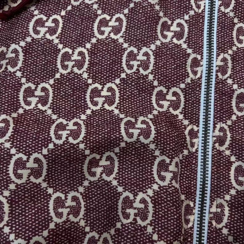 Gucci Gucci Silk old flower full print logo hooded jacket 2502-Ne Size US M / EU 48-50 / 2 - 4 Thumbnail