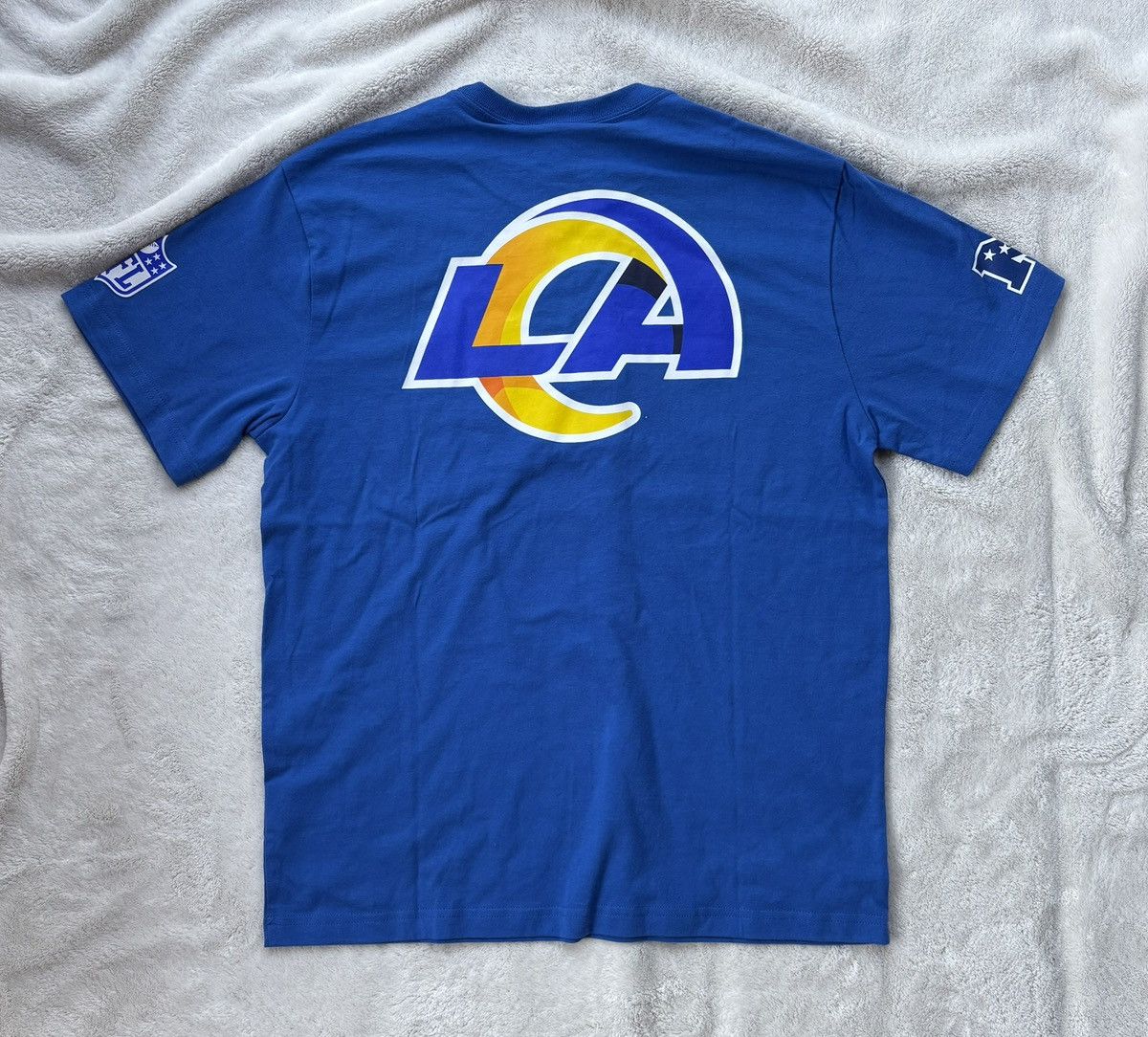 October's Very Own OVO x NFL LA Rams Blue OG Owl Tee Size US M / EU 48-50 / 2 - 3 Thumbnail