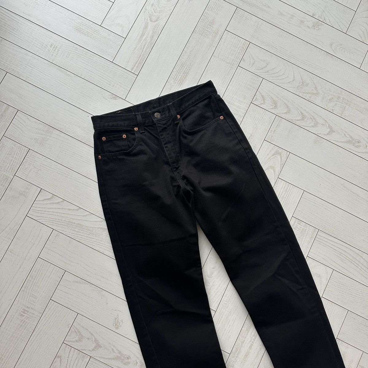 Levi's Vintage Clothing Vintage 90s Levis 615 Straight fit black jeans 30x30 USA y2k Size US 30 / EU 46 - 5 Thumbnail