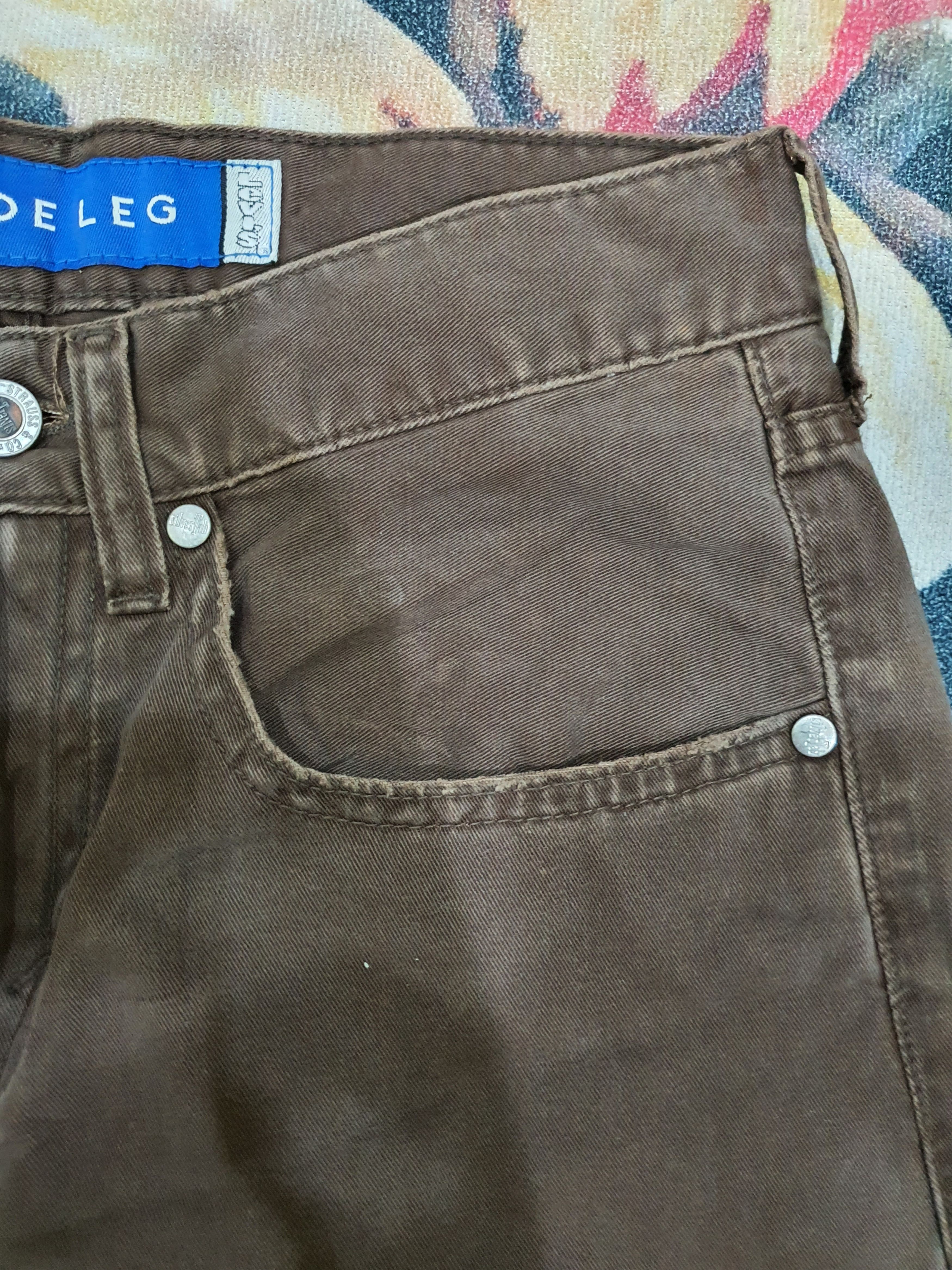 Levi's Rare 🌟Vintage 90's Levis Silve Tab Wideleg Baggy 29x40 🔥 Size US 29 - 5 Thumbnail