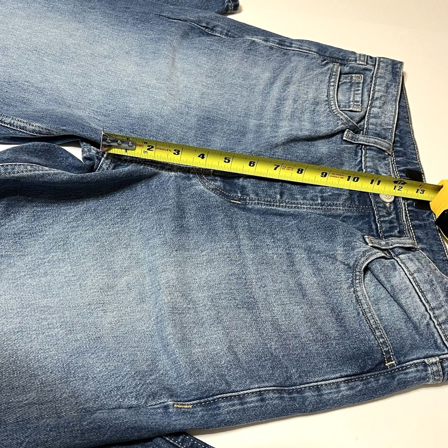 Banana Republic Banana Republic Jeans Womens Tag 30 33x31 Blue Regular Straight High Rise Denim Pocket Logo Size 24" / US 00 / IT 34 - 4 Thumbnail