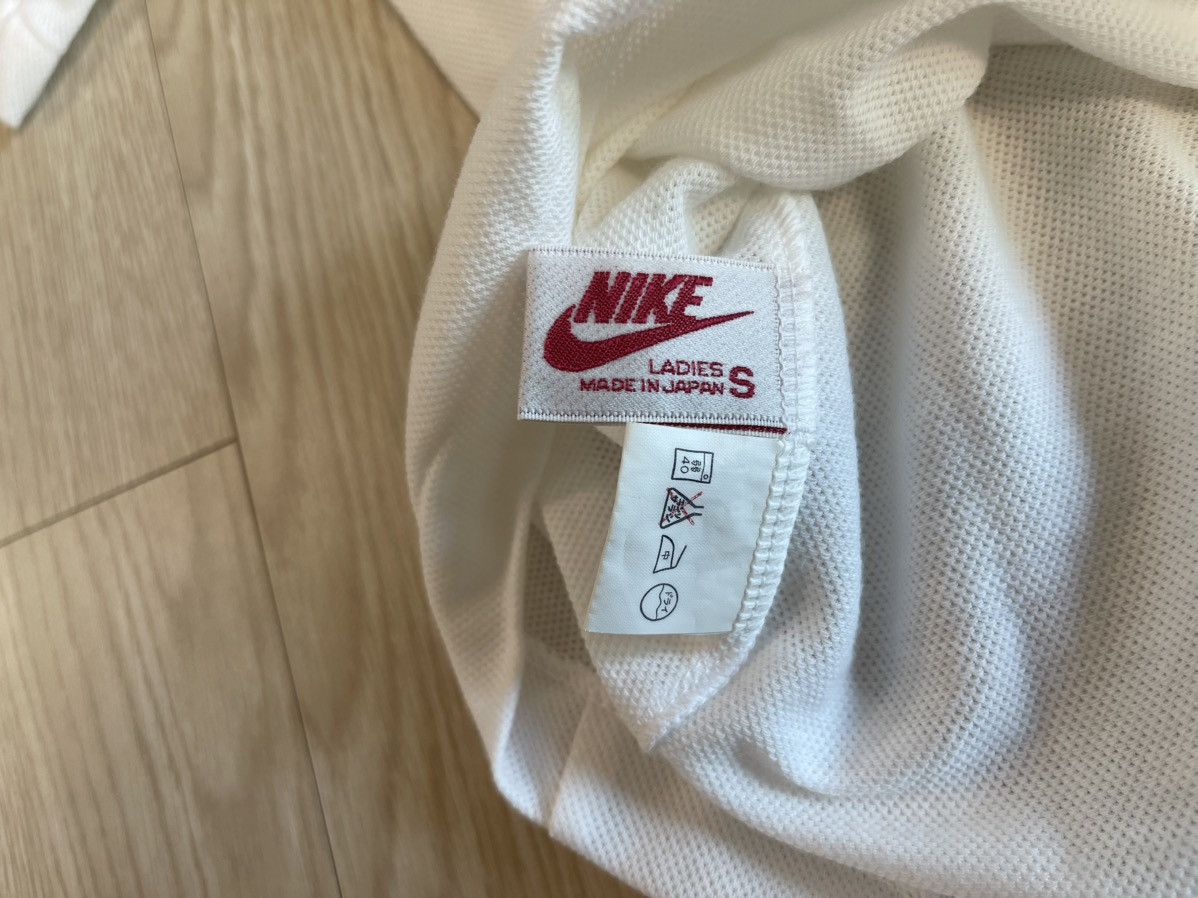 Nike Nike Blue Tag Japan Edition 80’s Vintage Polo Pique T-shir Size S / US 4 / IT 40 - 5 Thumbnail