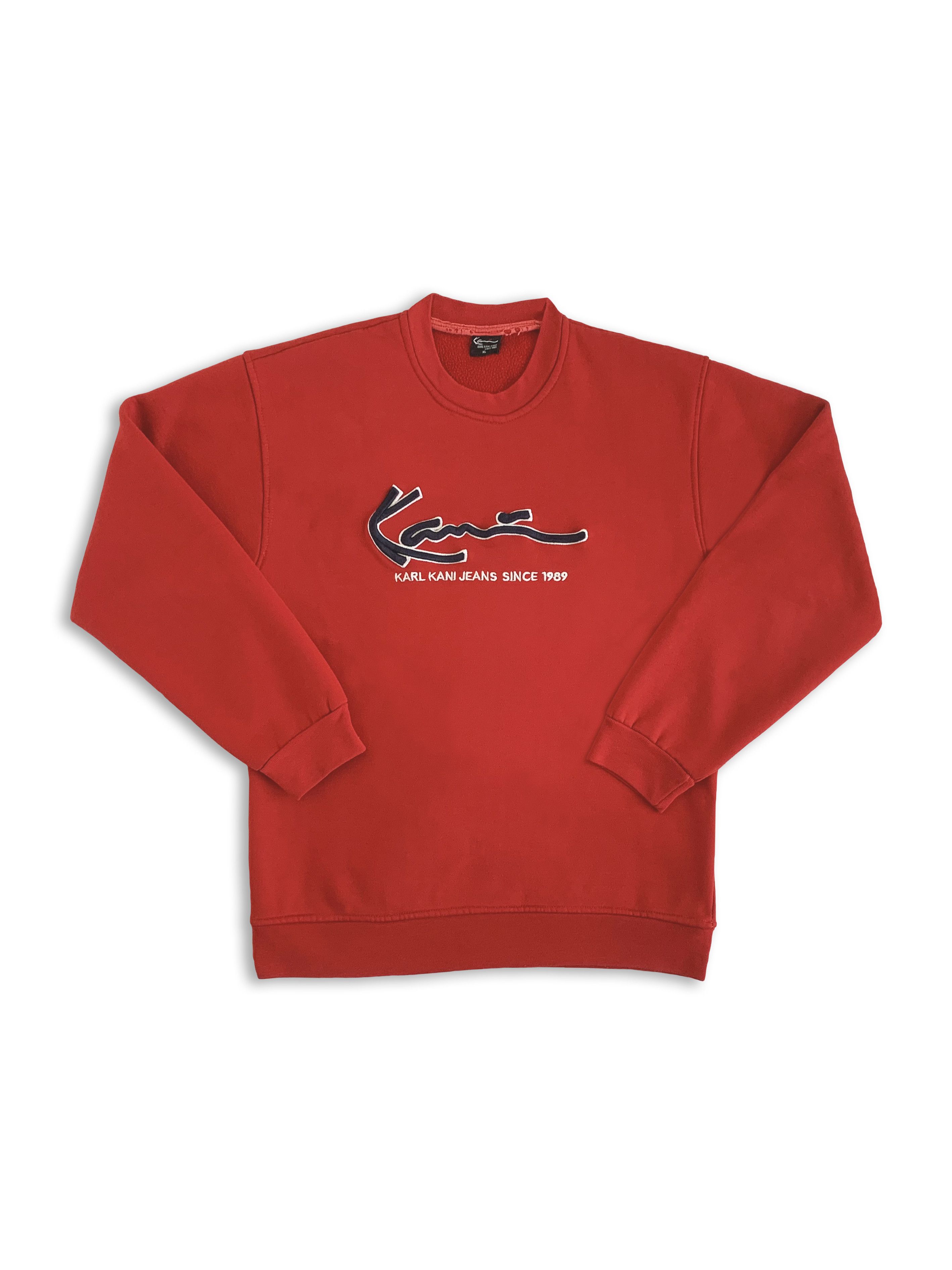 Other Vintage 90s KARL KANI Sweatshirt Crewneck Signature Hip Hop Size US M / EU 48-50 / 2 - 1 Thumbnail