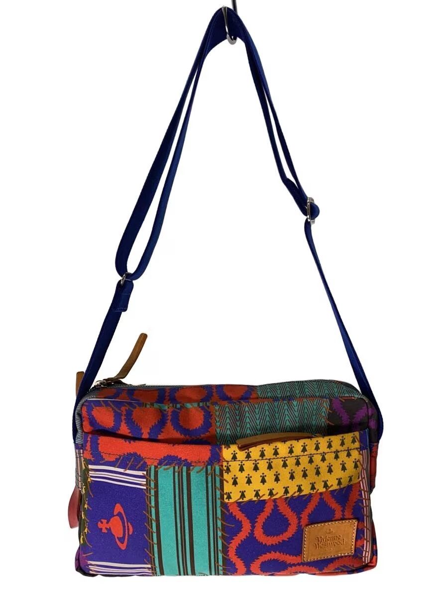 Vivienne Westwood Patchwork Orb Graphic Shoulder Bag Size ONE SIZE - 1 Thumbnail