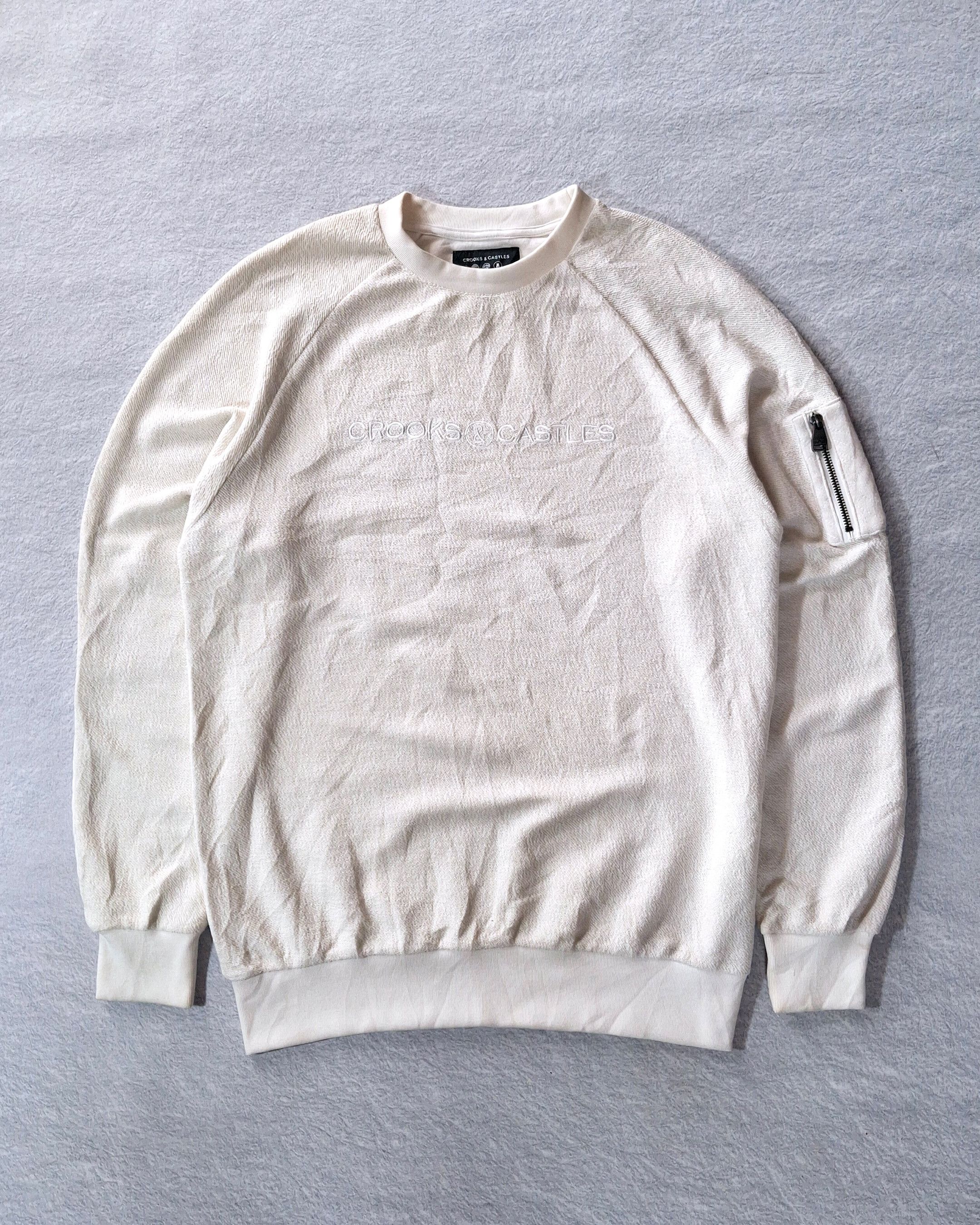 Crooks & Castles CROOKS AND CASTLES GRAND SWEATSHIRT GHOST Size US M / EU 48-50 / 2 - 1 Thumbnail