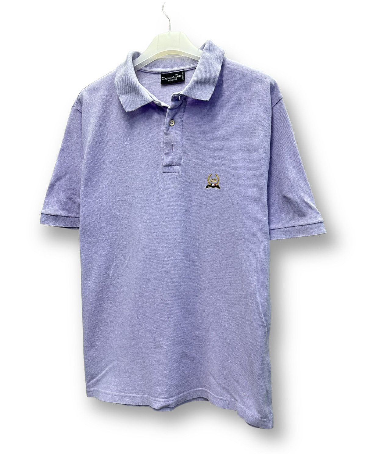 Christian Dior Monsieur × Designer × Vintage Vintage Christian Dior Monsieur Polo Shirt A232 Size US M / EU 48-50 / 2 - 2 Thumbnail
