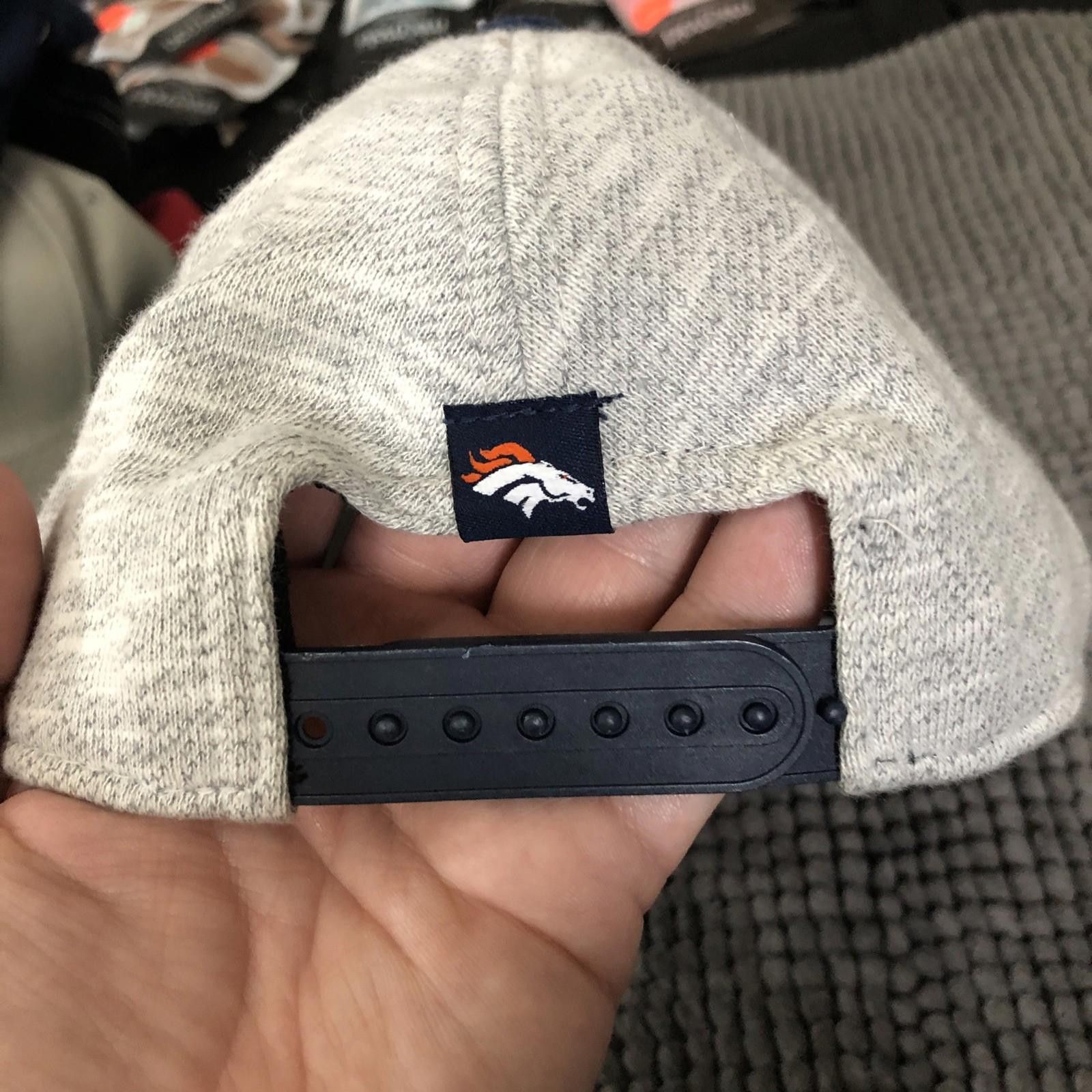 New Era Broncos Cap New Era 9Forty OSFA Strapback Horse GRAY/BLUE Size ONE SIZE - 4 Thumbnail