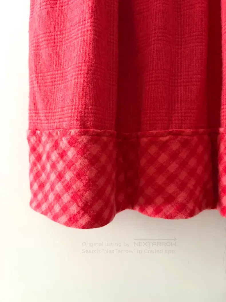 Comme des Garcons Comme Des Garcons Pink Velvet Short Sleeve Dress Size S / US 4 / IT 40 - 6 Thumbnail