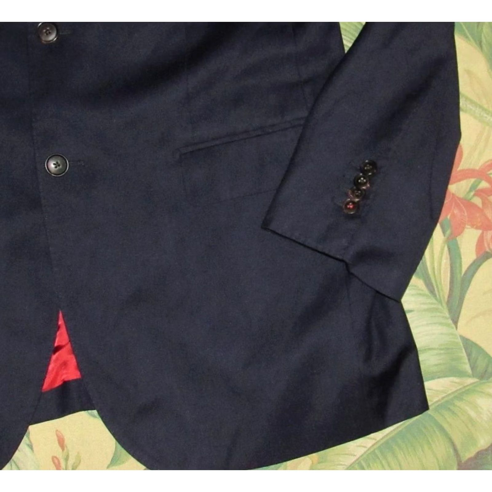 Suitsupply Suitsupply Navy Blue Wool Sienna Single Breasted Blazer Jacket 44 Long Mens Size 44R - 3 Thumbnail