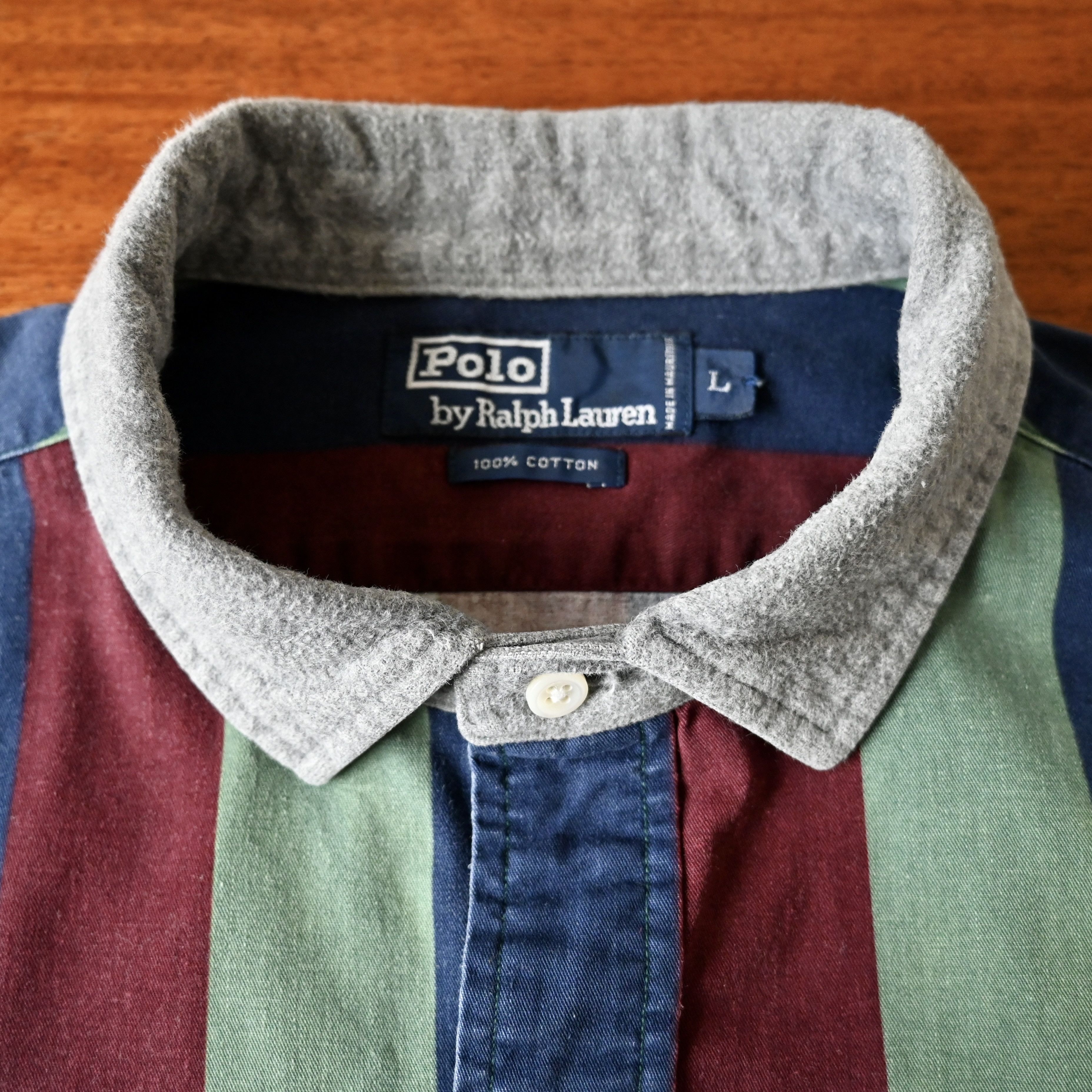 Polo Ralph Lauren VTG 1990s Polo by Ralph Lauren rugby uniform type shirt Size US L / EU 52-54 / 3 - 13 Thumbnail