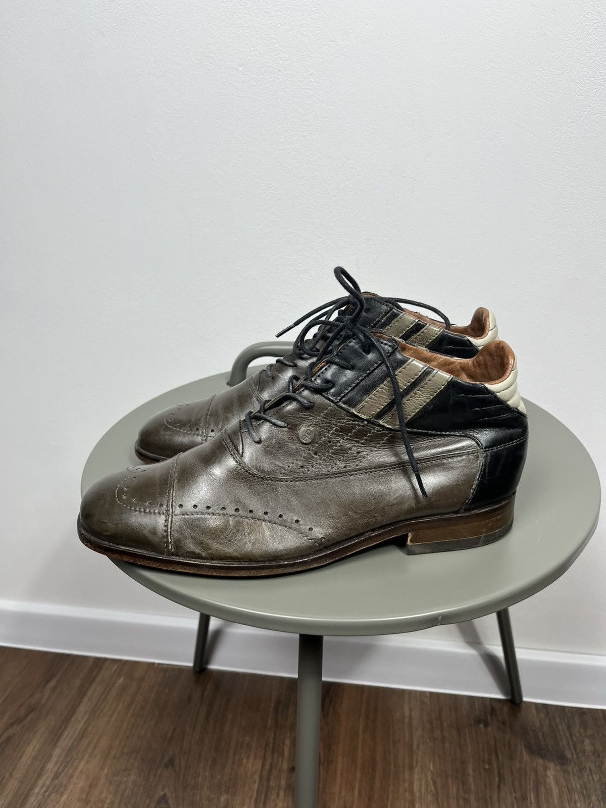 Leather Men’s Real Leather Brogue Shoes EU 40 Brown Lace Up Size US 6 / EU 39 - 6 Thumbnail