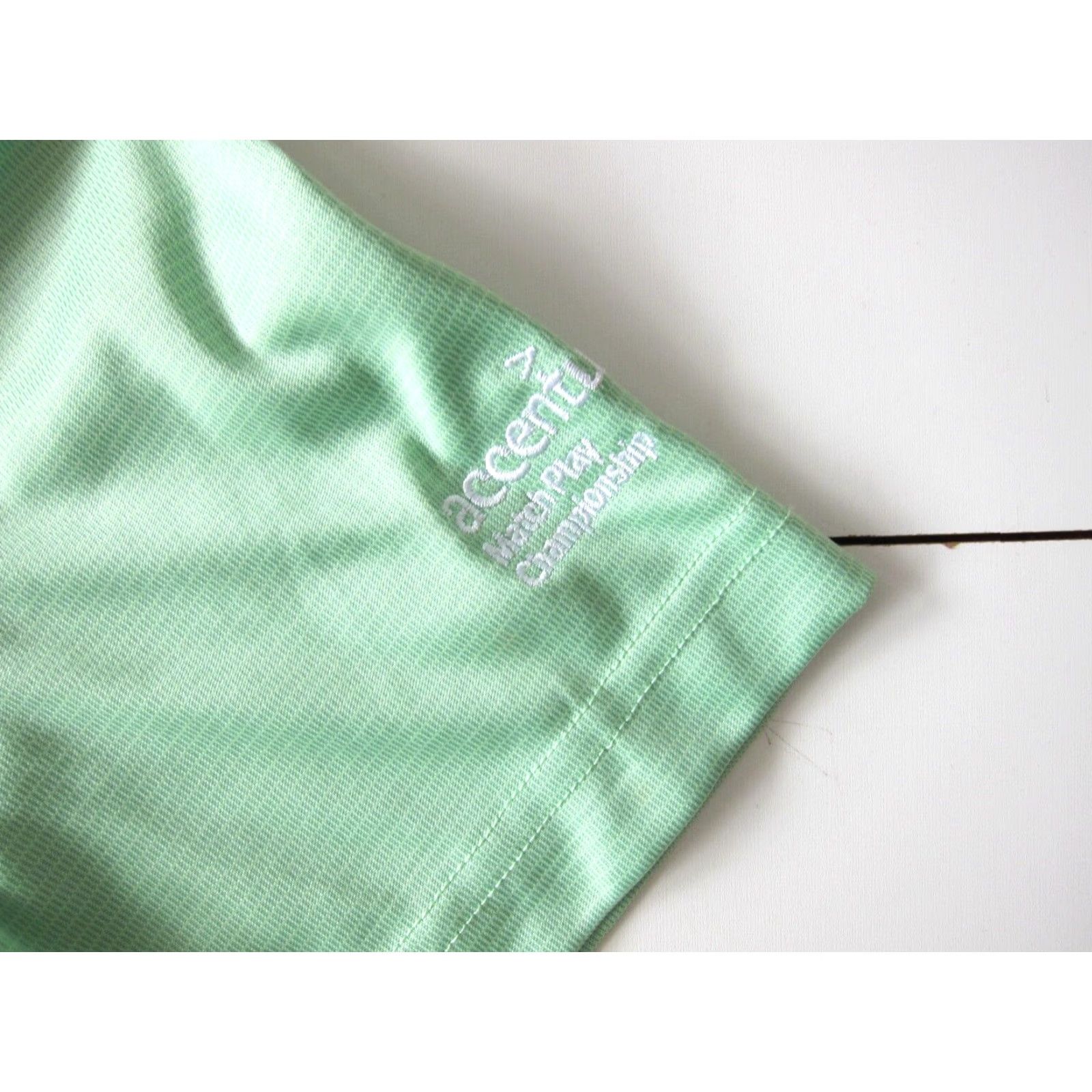 Vintage NWT Oxford Golf Polo Shirt Women M Mint Green World Golf Championships Short Sleeve Blouse Size M / US 6-8 / IT 42-44 - 7 Thumbnail