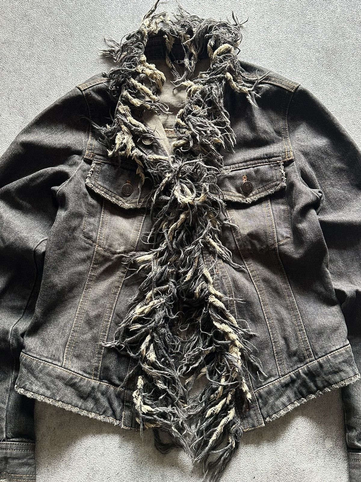 Hysteric Glamour 90s Japanese Fringe Denim Jacket LGB if six was nine style Size US S / EU 44-46 / 1 - 4 Thumbnail