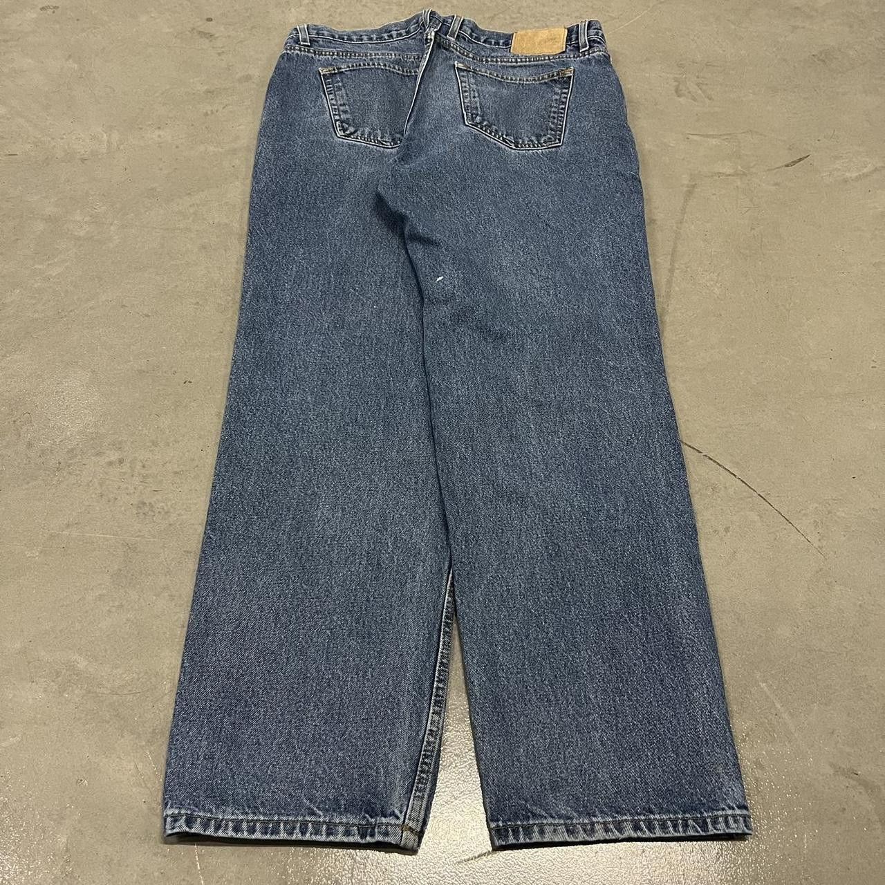 Vintage Crazy Vintage Y2K/2000s Baggy Dark wash WorkWear Essential Denim Jeans! Size US 38 / EU 54 - 6 Thumbnail