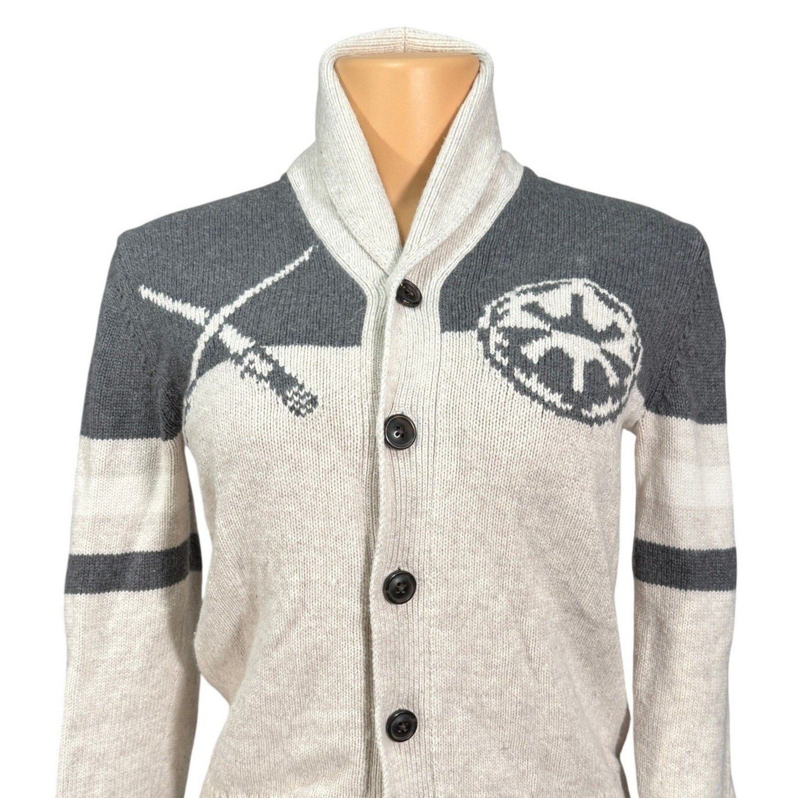 Gap Gap Star Wars Darth Vader Shawl Collar Cardigan Sweater L Size L / US 10 / IT 46 - 4 Thumbnail