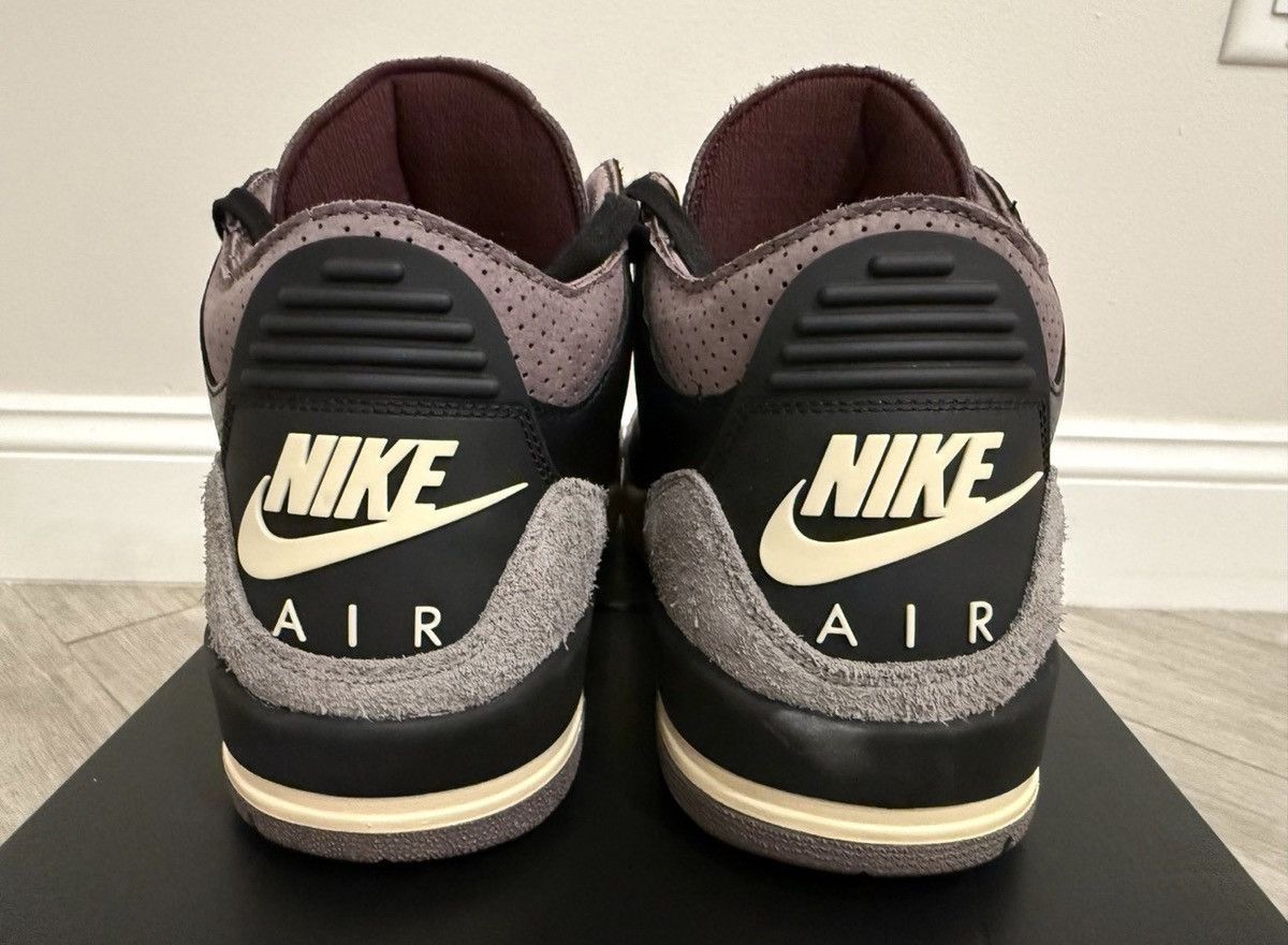 A Ma Maniere × Jordan Brand A Ma Maniere Air Jordan 3 Black Violet Sz 13.5 W / 12 M Used Size US 12 / EU 45 - 7 Thumbnail