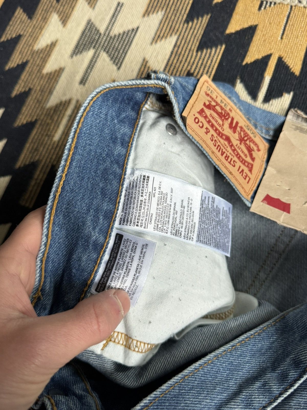 Levi's New! Levi’s 5050 Regular Fit Denim Jeans Size US 34 / EU 50 - 12 Thumbnail