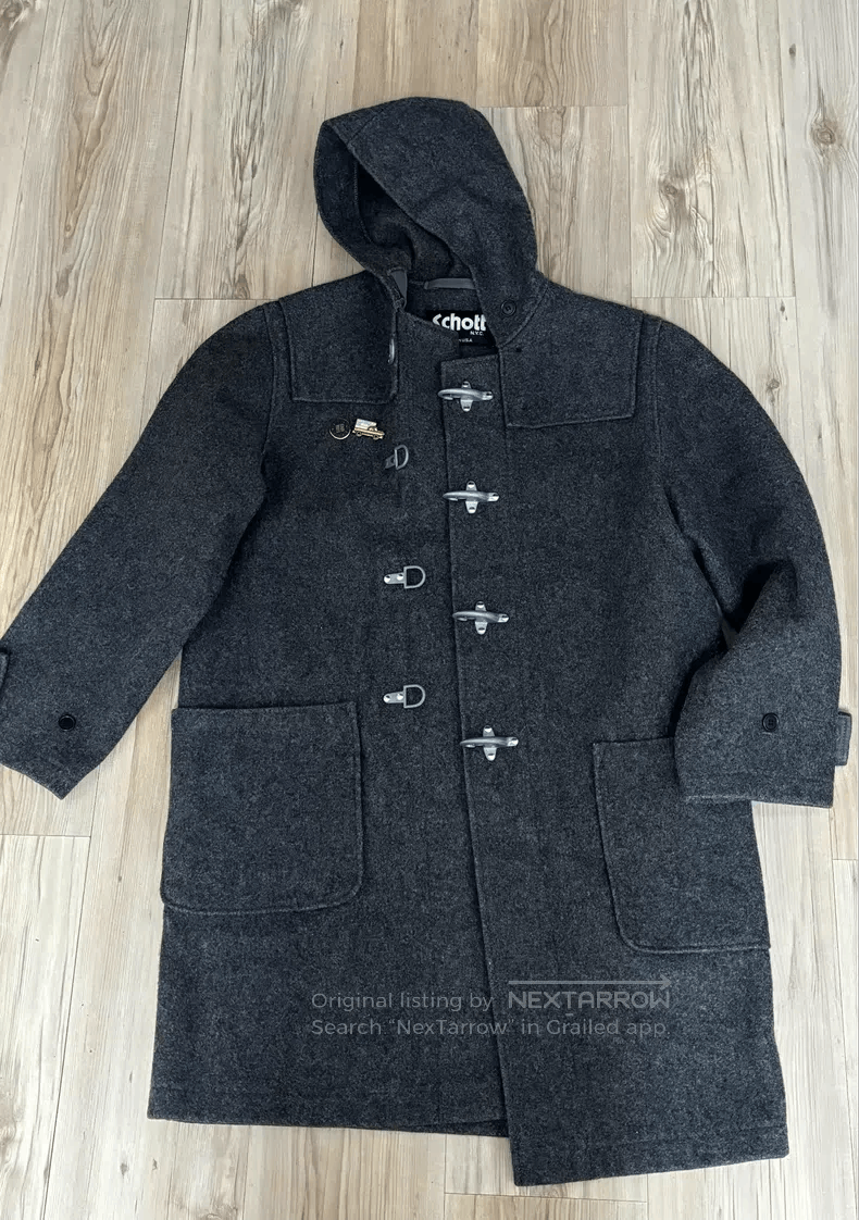 Schott Schott Lobster buckle airplane buckle American wool coat Size US M / EU 48-50 / 2 - 1 Thumbnail